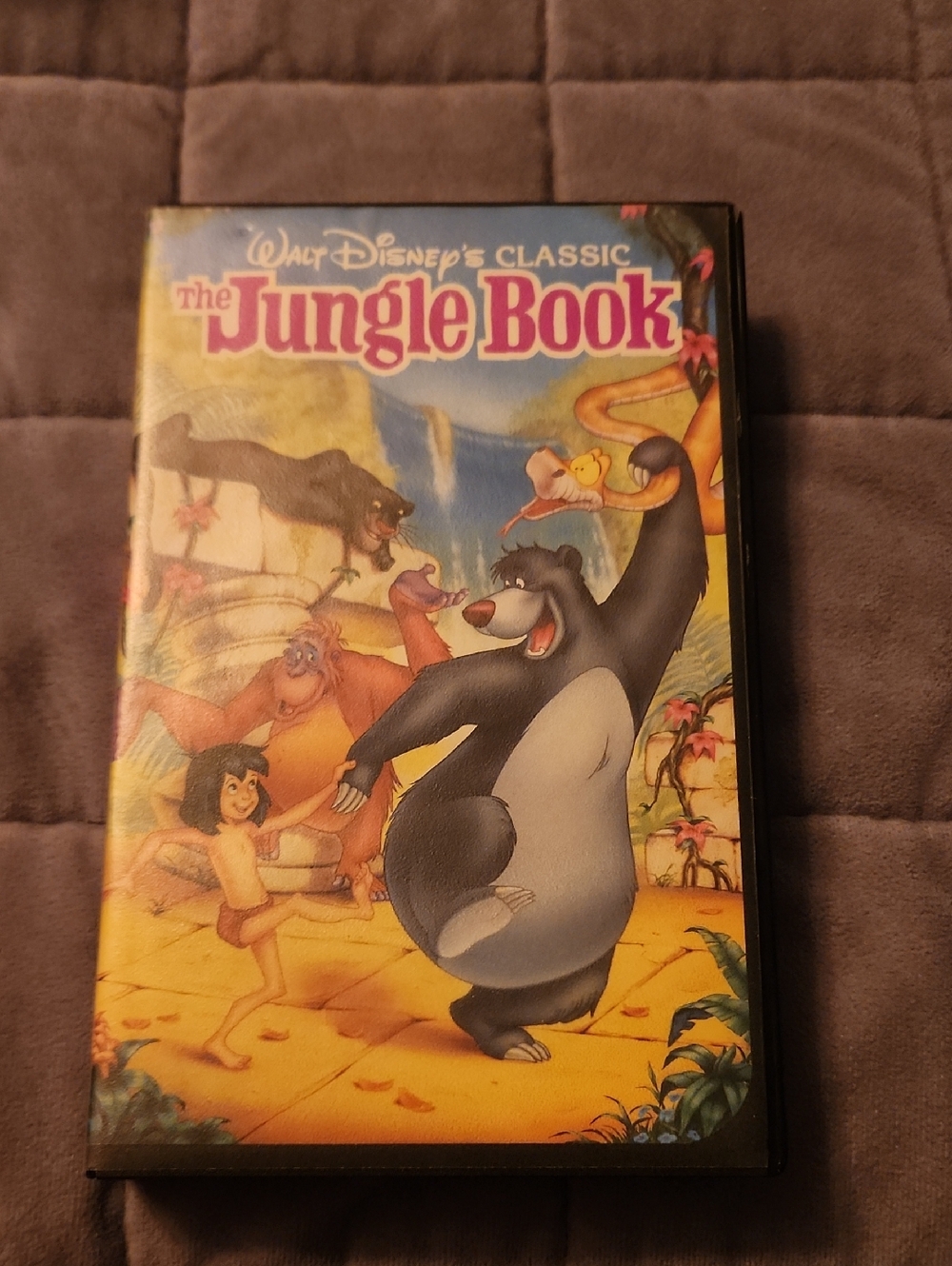 The Classic Black Diamond Walt Disney's The Jungle Book VHS - Colorful